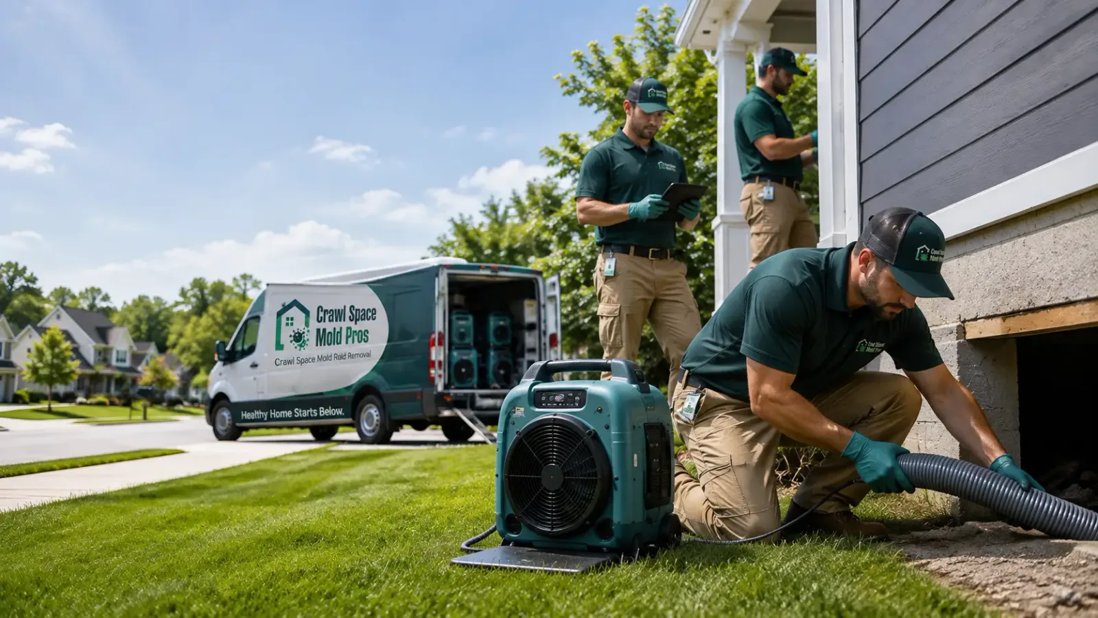 Crawl Space Mold Removal in Lyle, MN